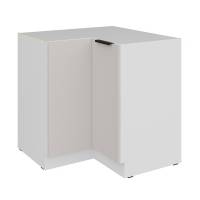 Szafka narożna dolna 90 cm kaszmir + biały CAROL 90 x 90 DN 2F BB